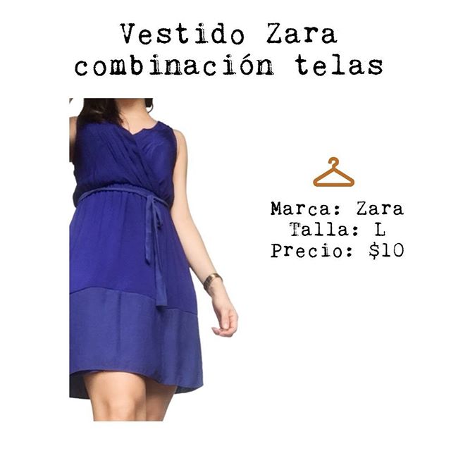 Vestido corto traslapado de arriba y suelto de abajo marca Zara, con laza para ajustar la cintura. Es ajustable de medium a large (large pequeño).

#preloveddress #preloved